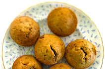 Basiiliku seemnete ja goji marjade muffinid